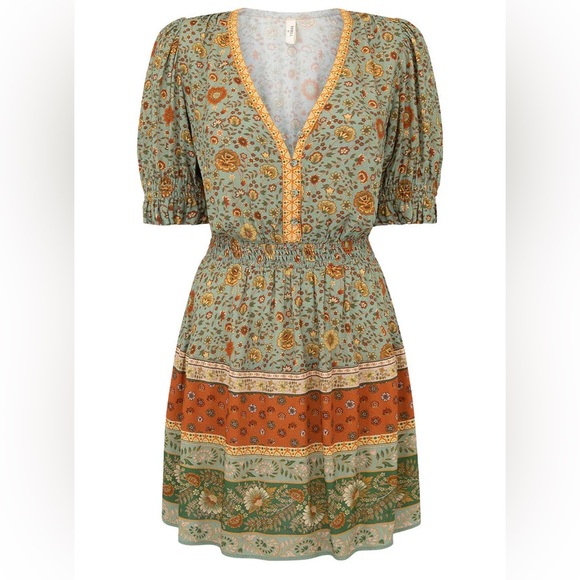 Spell Lady Untamed Playdress in Matcha - Picture 2 of 13